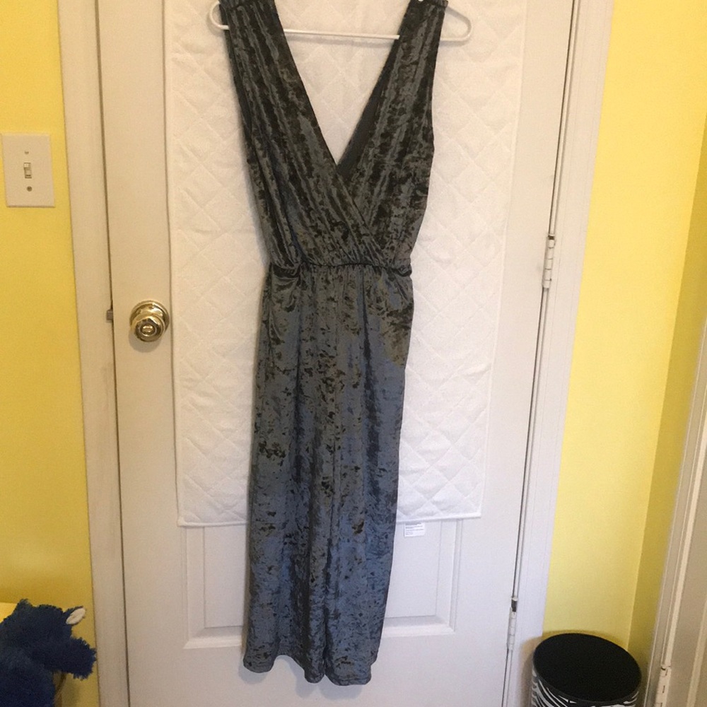 Taylor and sage velvet jumpsuit